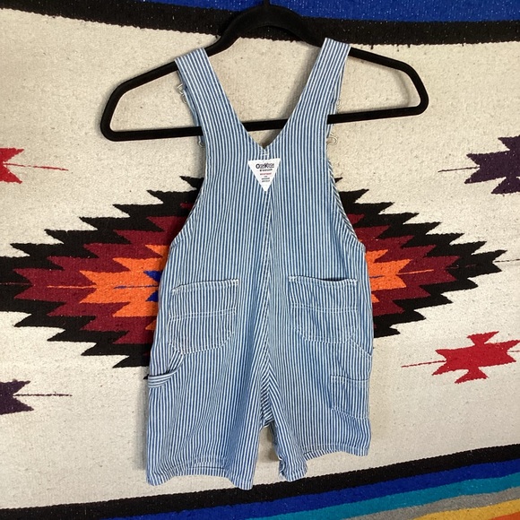 OshKosh B’Gosh striped overalls size 4T vestbak - Picture 6 of 10
